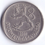 1 марка 1981 Финляндия - 1 markka 1981 Finland