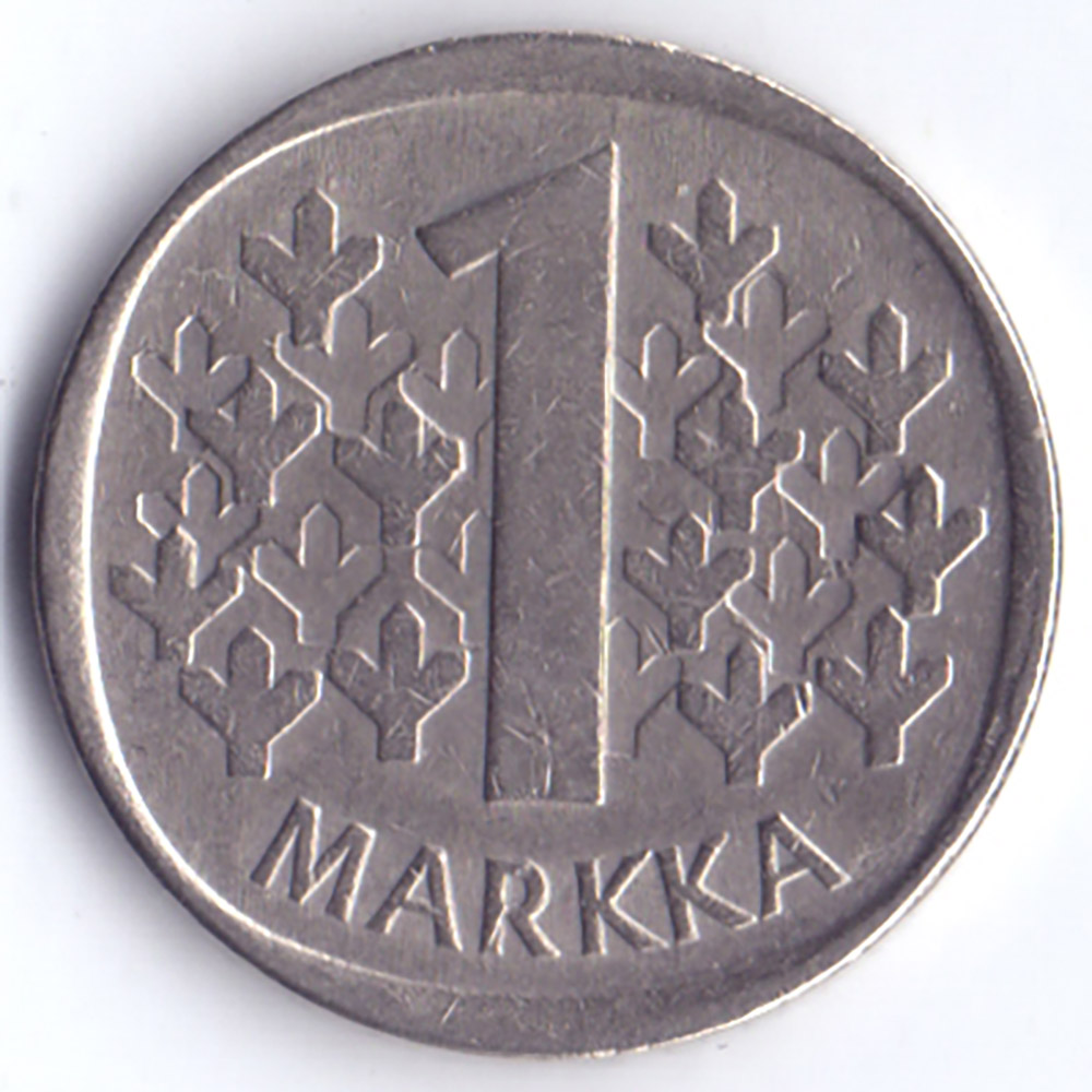 1 марка 1981 Финляндия - 1 markka 1981 Finland