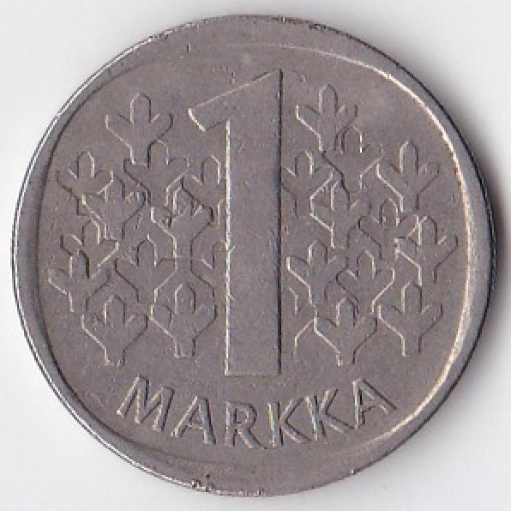1 марка 1971 Финляндия - 1 markka 1971 Finland