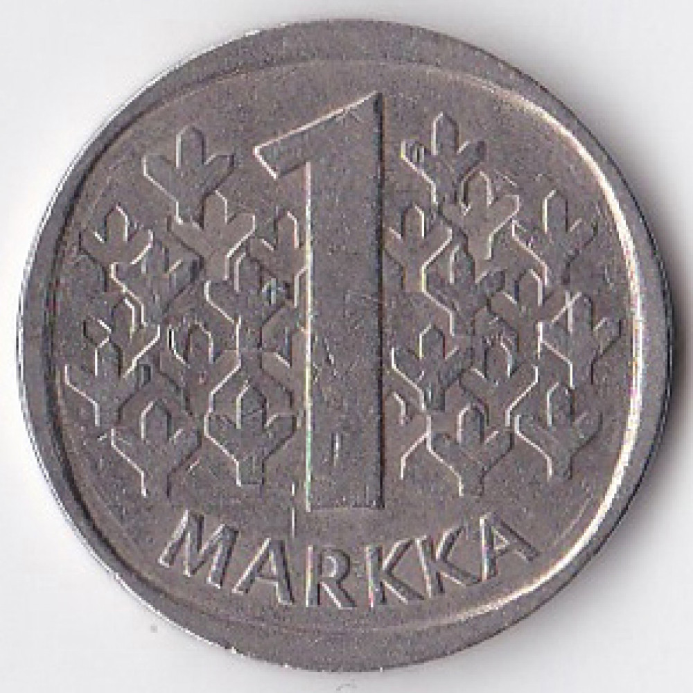 1 марка 1983 Финляндия - 1 markka 1983 Finland, N
