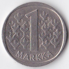 1 марка 1983 Финляндия - 1 markka 1983 Finland, N