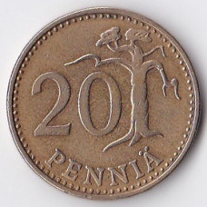 20 пенни 1965 Финляндия - 20 pennia 1965 Finland