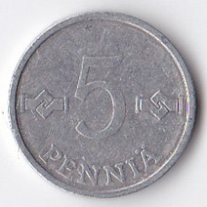 5 пенни 1977 Финляндия - 5 pennia 1977 Finland