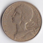 10 сантимов 1981 Франция - 10 centimes 1981 France