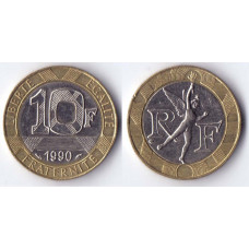 10 francs 1990 France - 10 франков 1990 Франция