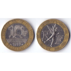 10 francs 1992 France - 10 франков 1992 Франция