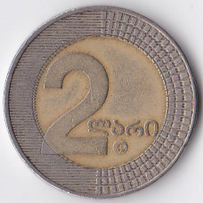 2 лари 2006 Грузия - 2 lari 2006 Georgia