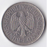1 марка 1990 Германия - 1 mark 1990 Germany, J