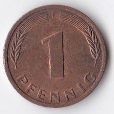 1 пфенниг 1981 Германия - 1 pfennig 1981 Germany, F