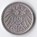 5 пфеннигов 1906 Германия - 5 pfennig 1906 Germany, A