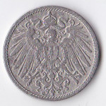 10 пфеннигов 1901 Германия - 10 pfennig 1901 Germany, E