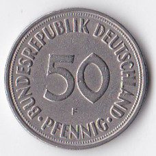 50 пфеннигов 1950 Германия - 50 pfennig 1950 Germany, F