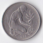 50 пфеннигов 1978 Германия - 50 pfennig 1978 Germany, D