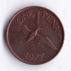 1 пенни 1977 Гернси - 1 penny 1977 Guernsey