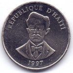 5 сантимов 1997 Гаити - 5 centimes 1997 Haiti, из оборота