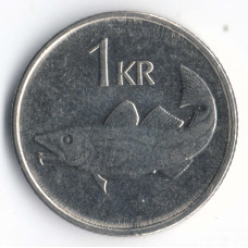 1 крона 2011 Исландия - 1 krona 2011 Island