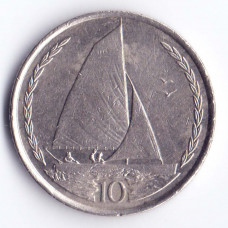 10 пенсов 1996 Остров Мэн - 10 pence 1996 Isle of Man