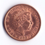 1 пенни 2008 Остров Мэн - 1 penny 2008 Isle of Man