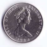 5 пенсов 1984 Остров Мэн - 5 pence 1984 Isle of Man