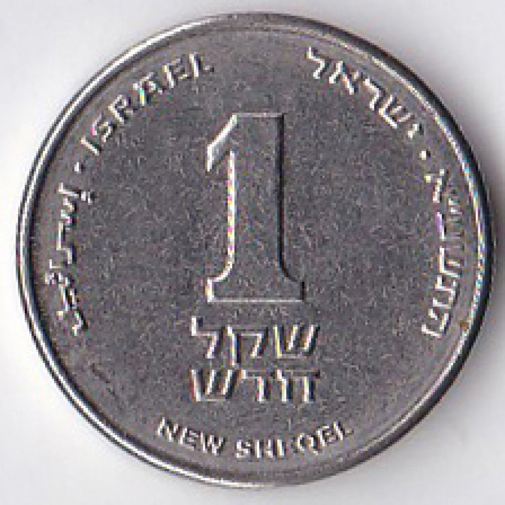 1 новый шекель 2011 Израиль - 1 new sheqel 2011 Israel