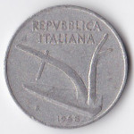 10 лир 1968 Италия - 10 lire 1968 Italy