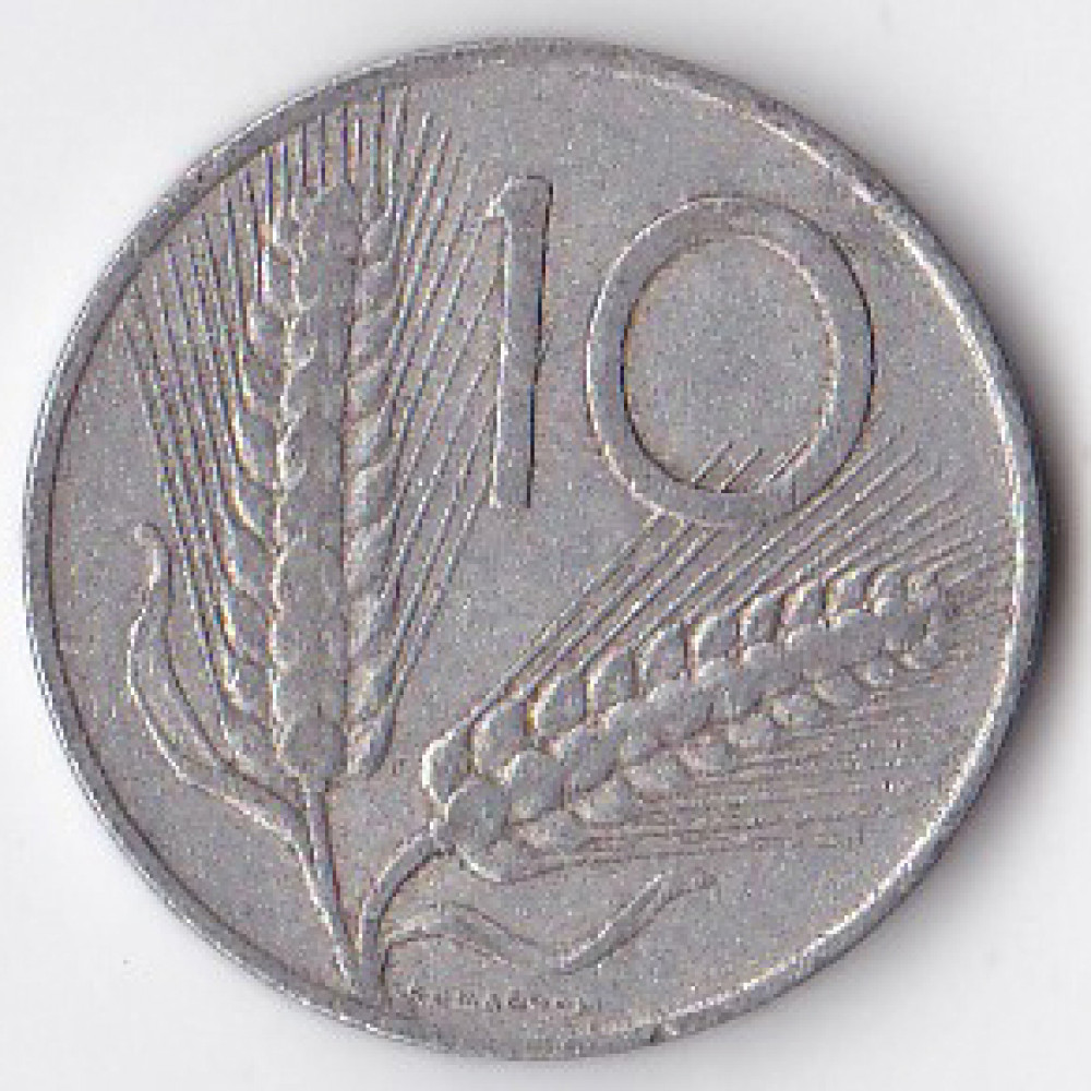 10 лир 1968 Италия - 10 lire 1968 Italy