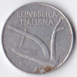 10 лир 1974 Италия - 10 lire 1974 Italy