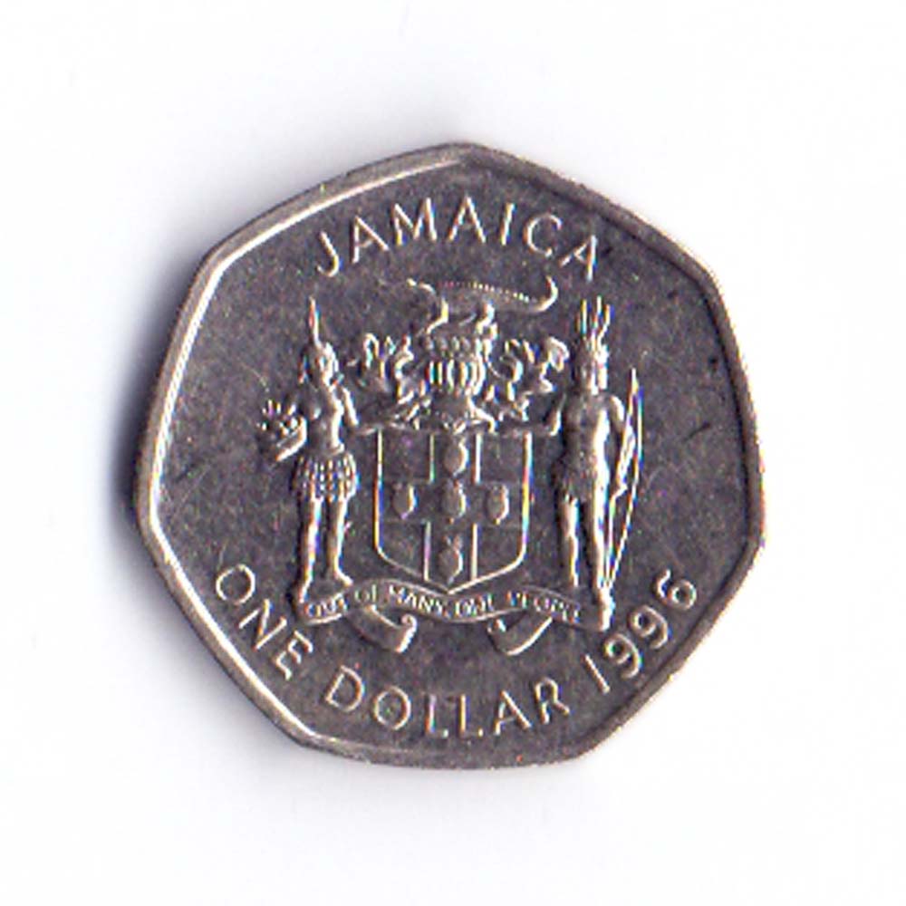1 доллар 1996 Ямайка - 1 dollar 1996 Jamaica