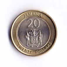 20 долларов 2001 Ямайка - 20 dollars 2001 Jamaica