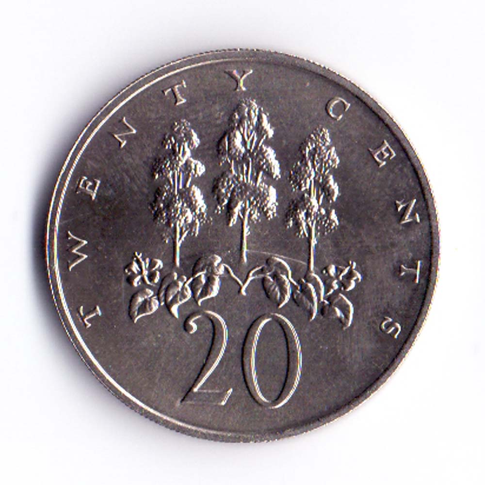 20 центов 1969 Ямайка - 20 cents 1969 Jamaica