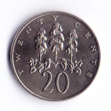 20 центов 1969 Ямайка - 20 cents 1969 Jamaica