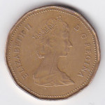 1 доллар 1987 Канада - 1 dollar 1987 Canada