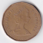 1 доллар 1989 Канада - 1 dollar 1989 Canada