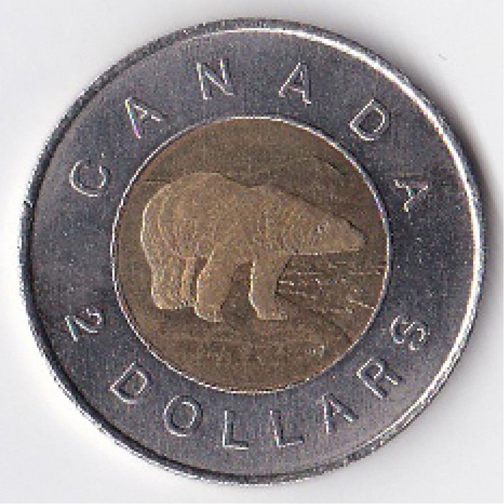 2 доллара 1996 Канада - 2 dollars 1996 Canada