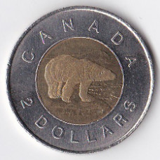 2 доллара 1996 Канада - 2 dollars 1996 Canada