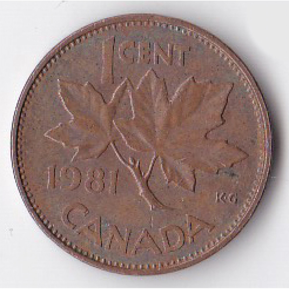 1 цент 1981 Канада - 1 cent 1981 Canada
