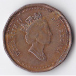 1 цент 1995 Канада - 1 cent 1995 Canada