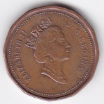 1 цент 1990 Канада - 1 cent 1990 Canada