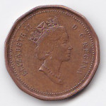 1 цент 1991 Канада - 1 cent 1991 Canada