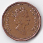 1 цент 1993 Канада - 1 cent 1993 Canada