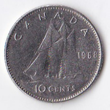 10 центов 1968 Канада - 10 cents 1968 Canada