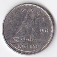 10 центов 1972 Канада - 10 cents 1972 Canada
