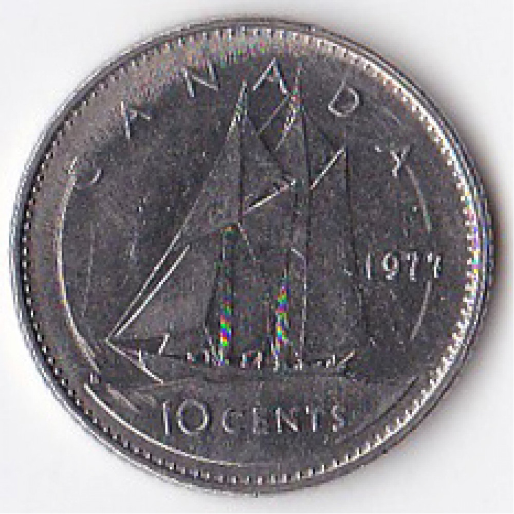 10 центов 1977 Канада - 10 cents 1977 Canada