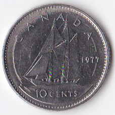 10 центов 1977 Канада - 10 cents 1977 Canada