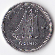 10 центов 1984 Канада - 10 cents 1984 Canada