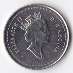 10 центов 1995 Канада - 10 cents 1995 Canada