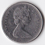 25 центов (квотер) 1978 Канада - 25 cents (quarter) 1978 Canada
