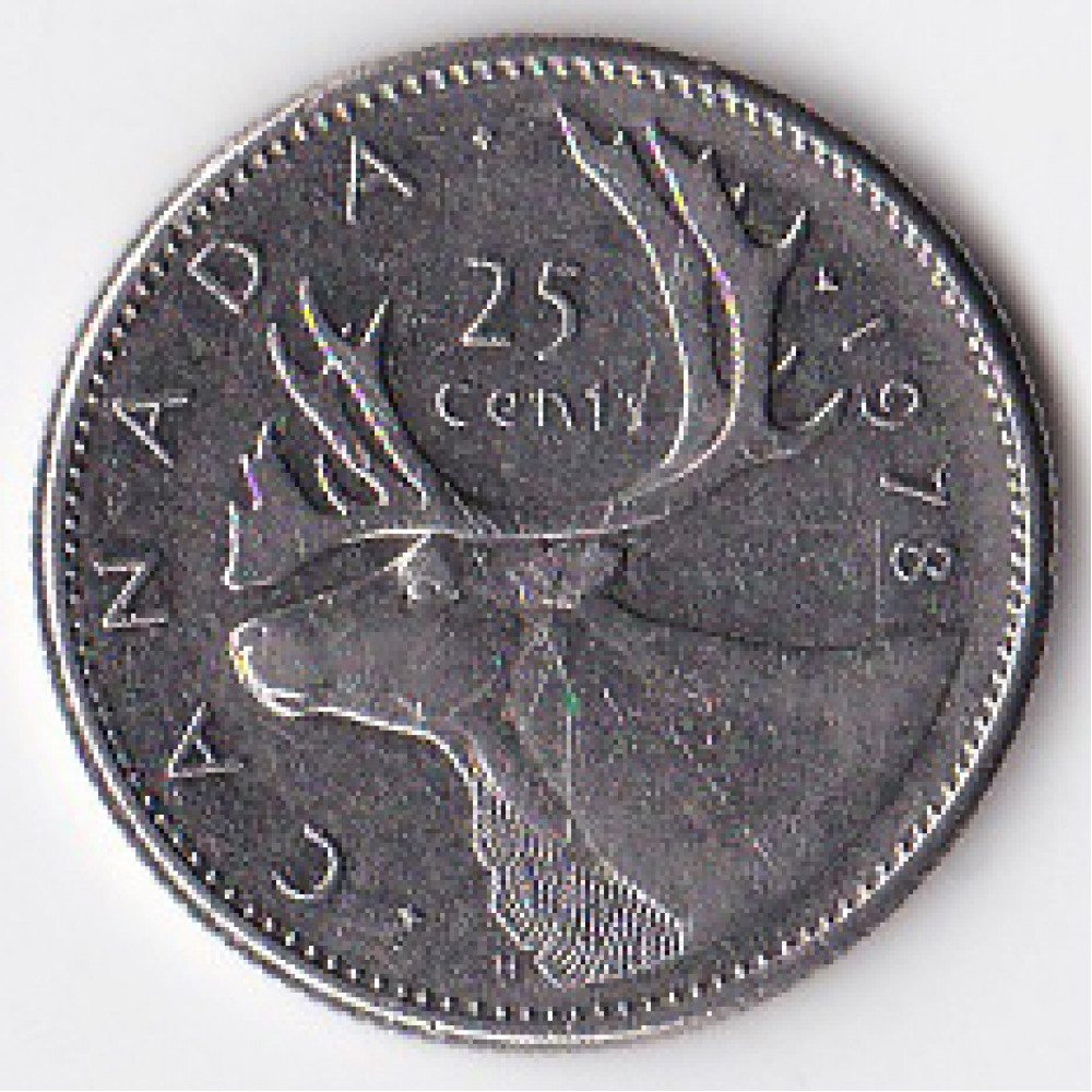 25 центов (квотер) 1978 Канада - 25 cents (quarter) 1978 Canada