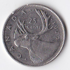 25 центов (квотер) 1979 Канада - 25 cents (quarter) 1979 Canada