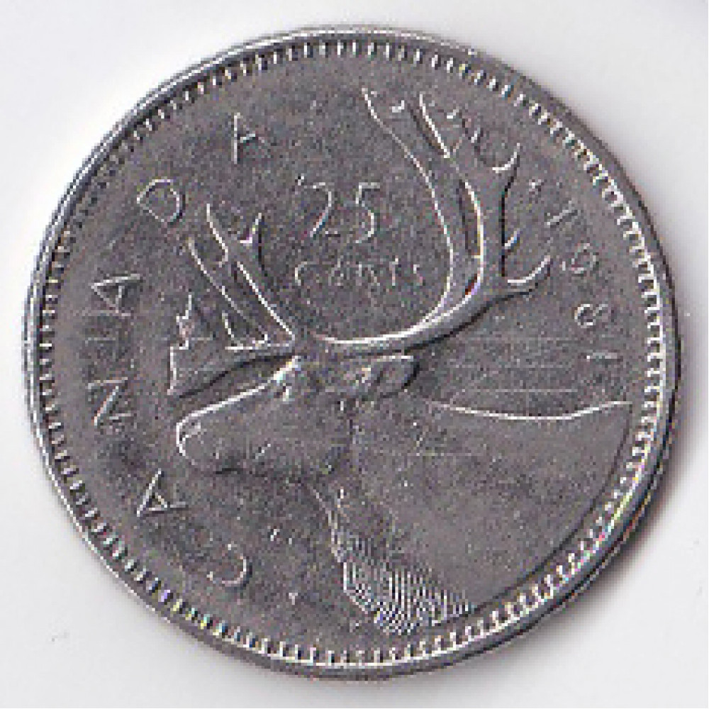 25 центов (квотер) 1981 Канада - 25 cents (quarter) 1981 Canada
